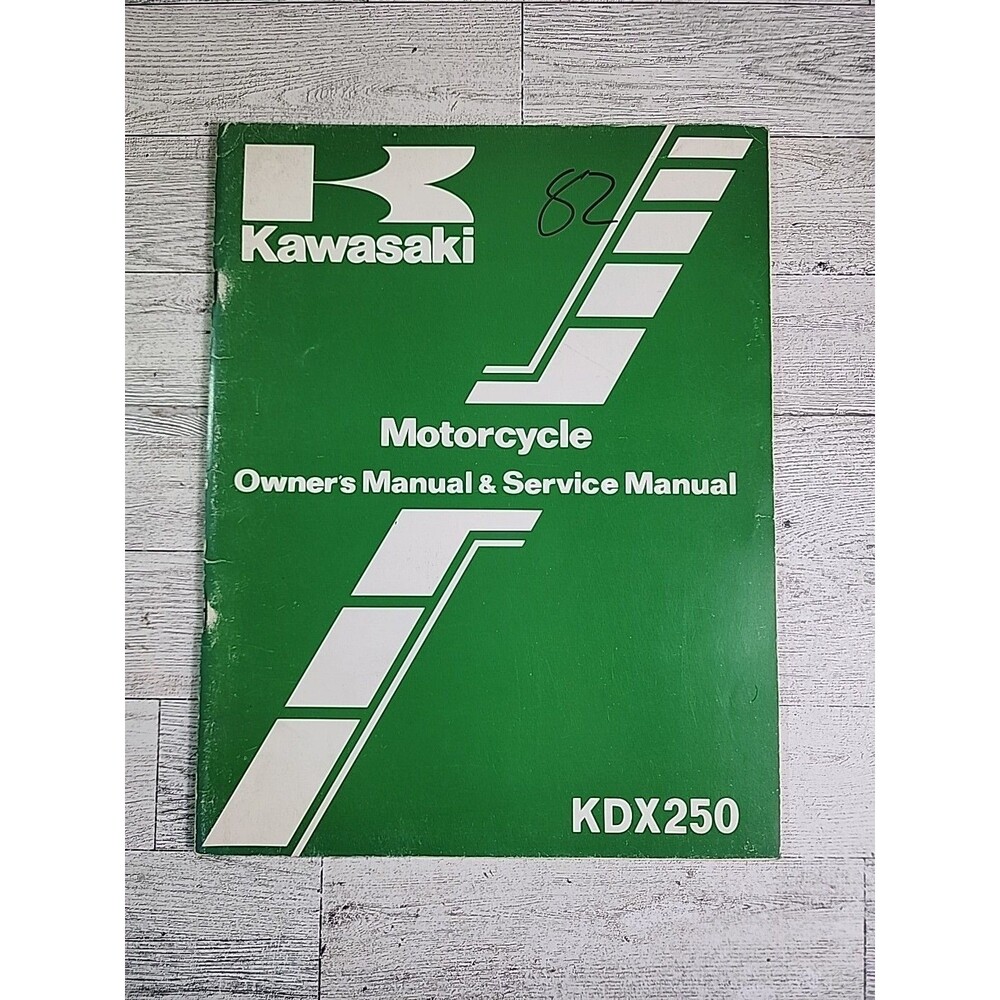 Kawasaki KDX250 1982 Factory Genuine Service Owner's Manual B3 OEM 99920-1215-01
